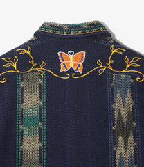 Work Shirt - Ikat Basket Weave
