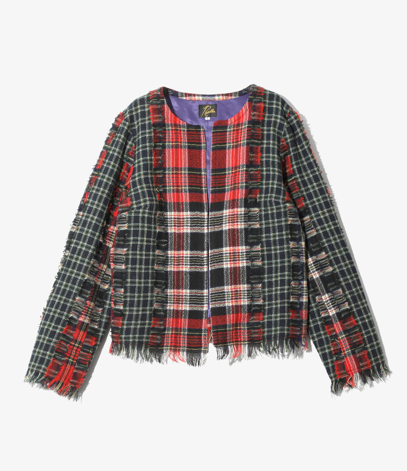 C.C. Jacket - Wool Tartan Plaid