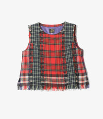 C.C. Vest - Wool Tartan Plaid