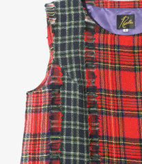 C.C. Vest - Wool Tartan Plaid