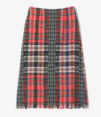C.C. Skirt - Wool Tartan Plaid