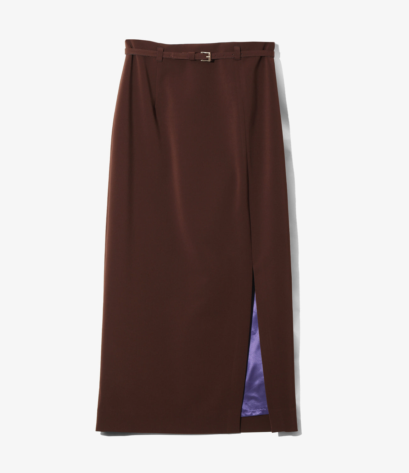 Slit Pencil Skirt - Poly D.Cloth Stretch