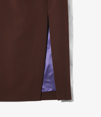 Slit Pencil Skirt - Poly D.Cloth Stretch