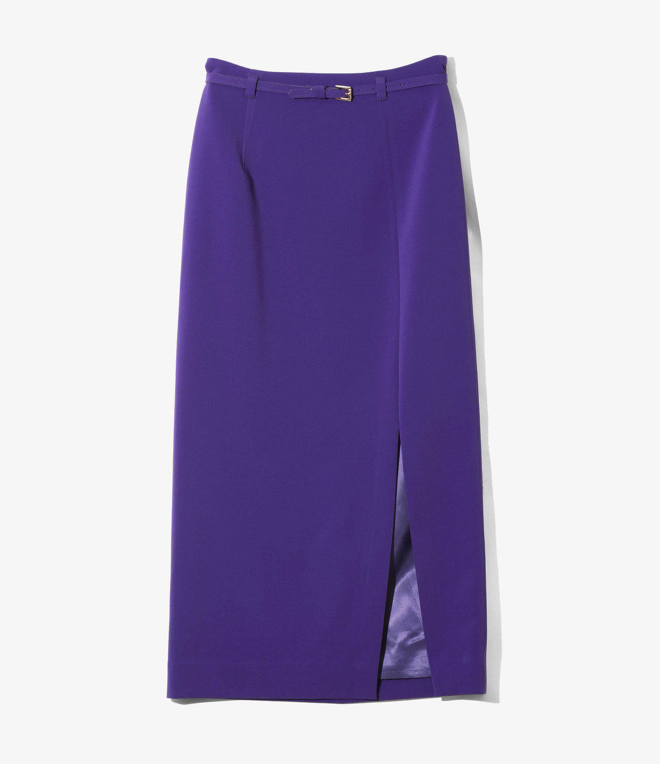 Slit Pencil Skirt - Poly D.Cloth Stretch