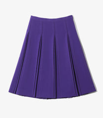 Inverted Pleats Skirt - Poly D.Cloth Stretch