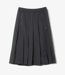 Pleated Track Skirt - Poly Smooth