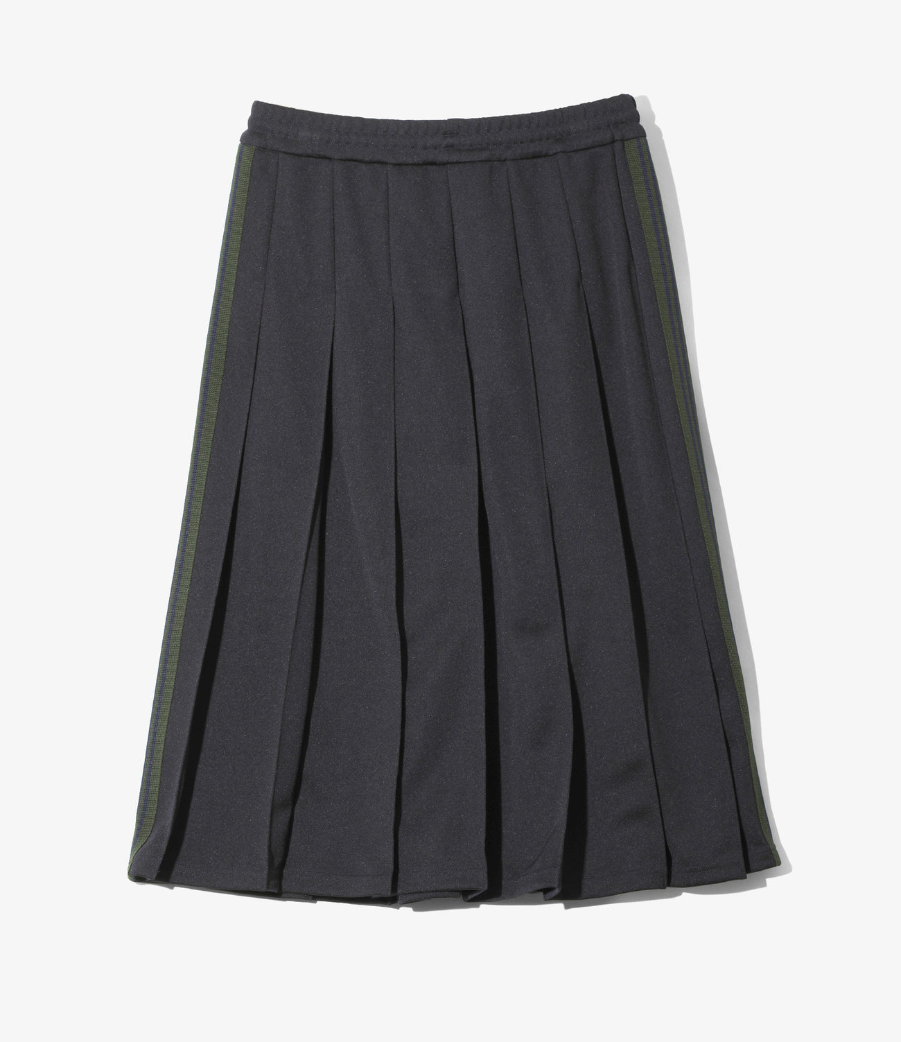 Pleated Track Skirt - Poly Smooth
