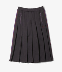 Pleated Track Skirt - Poly Smooth
