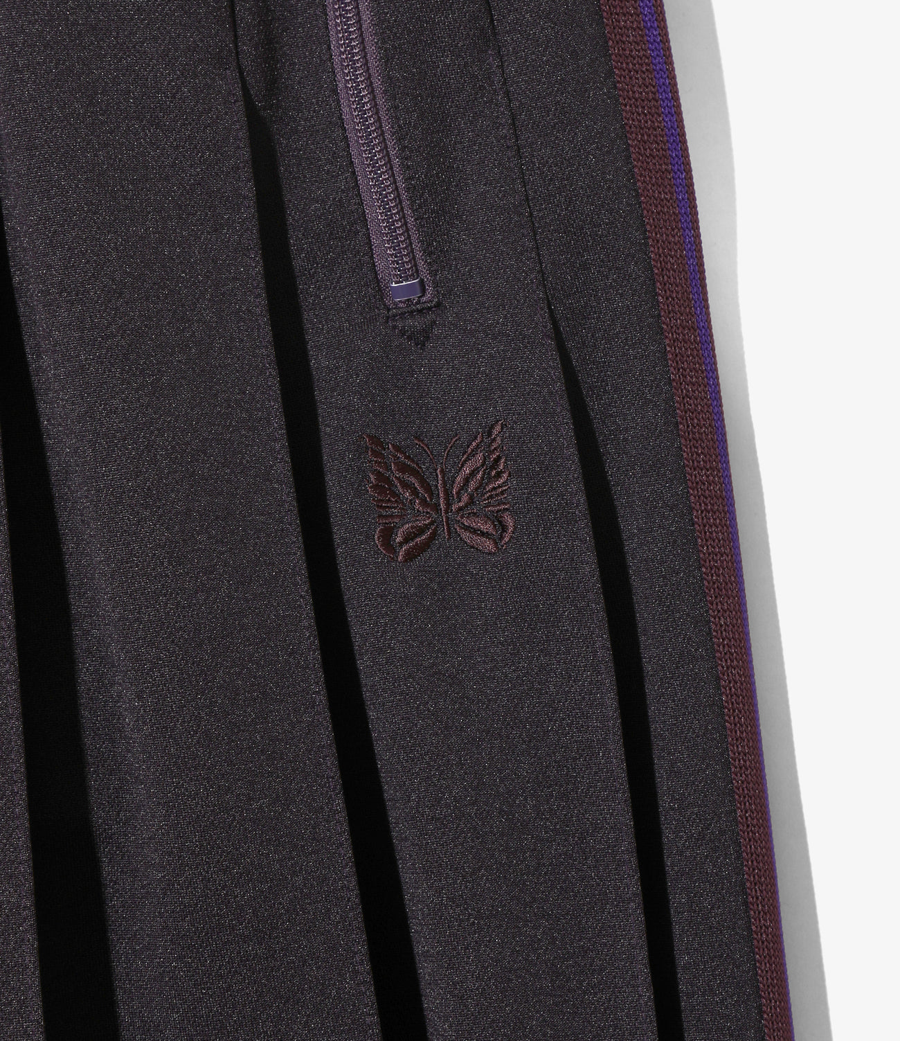 Pleated Track Skirt - Poly Smooth