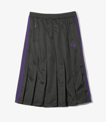 Pleated Track Skirt - Poly Smooth