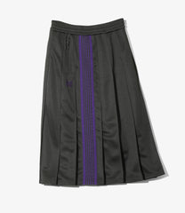 Pleated Track Skirt - Poly Smooth