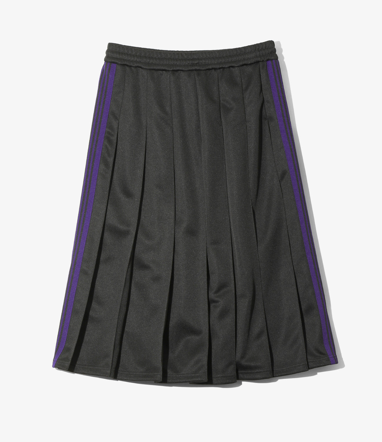Pleated Track Skirt - Poly Smooth