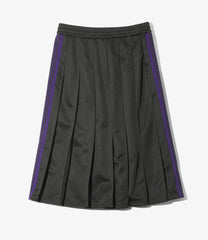 Pleated Track Skirt - Poly Smooth