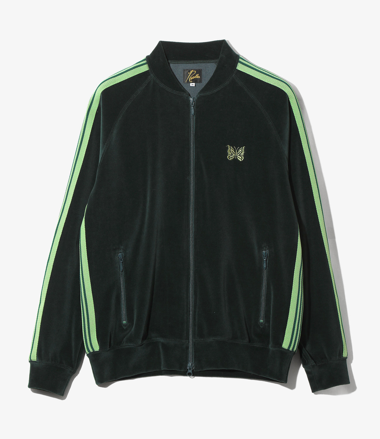 Rib Collar Track Jacket - C/PE Velour