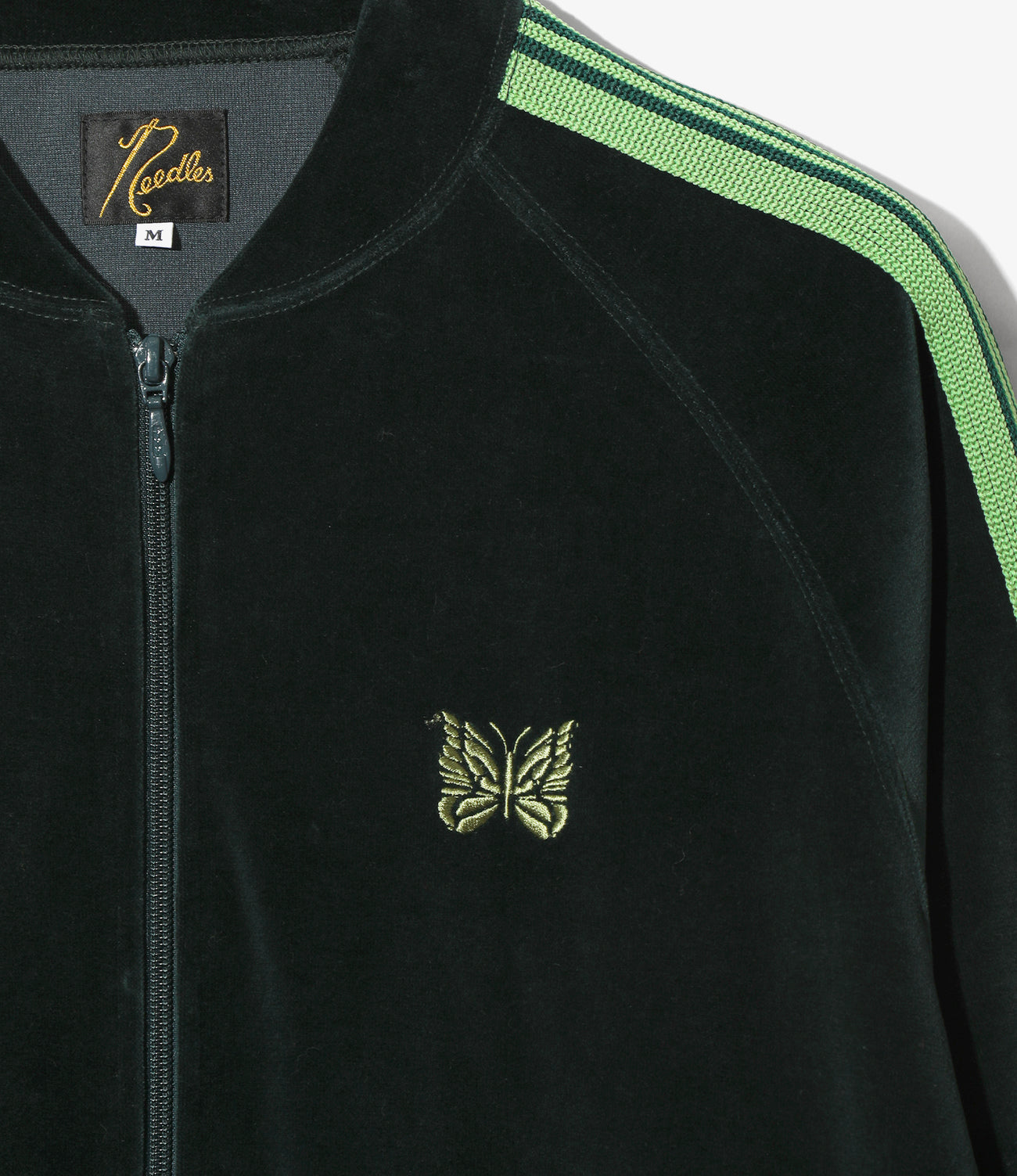 Rib Collar Track Jacket - C/PE Velour