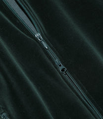 Rib Collar Track Jacket - C/PE Velour