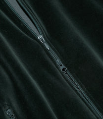 Rib Collar Track Jacket - C/PE Velour