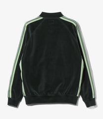 Rib Collar Track Jacket - C/PE Velour