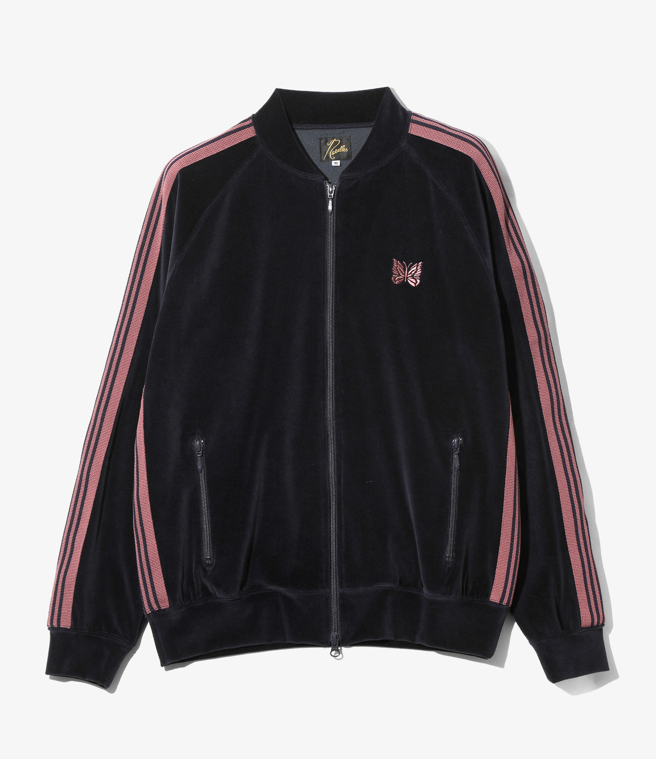 Rib Collar Track Jacket - C/PE Velour