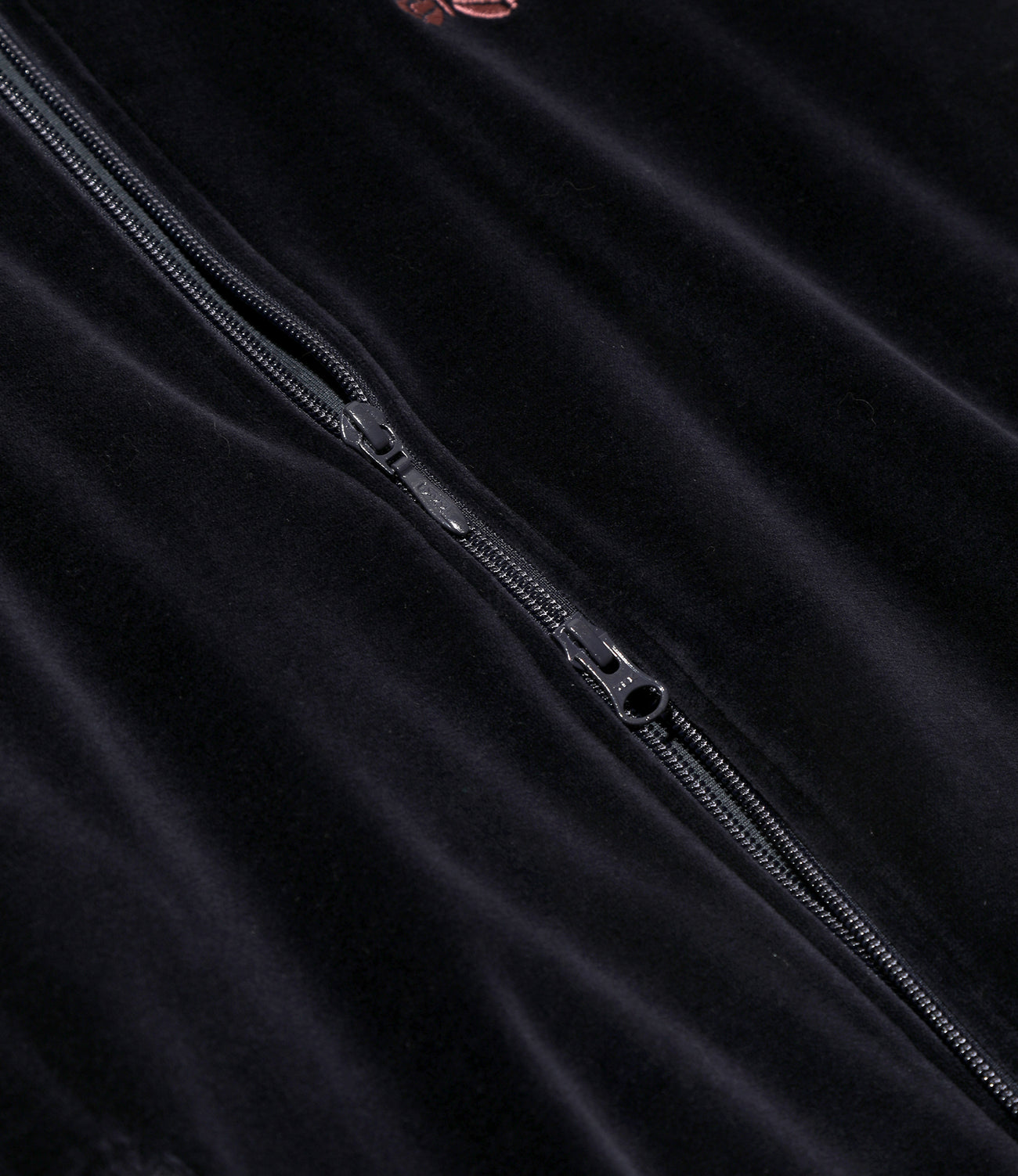 Rib Collar Track Jacket - C/PE Velour