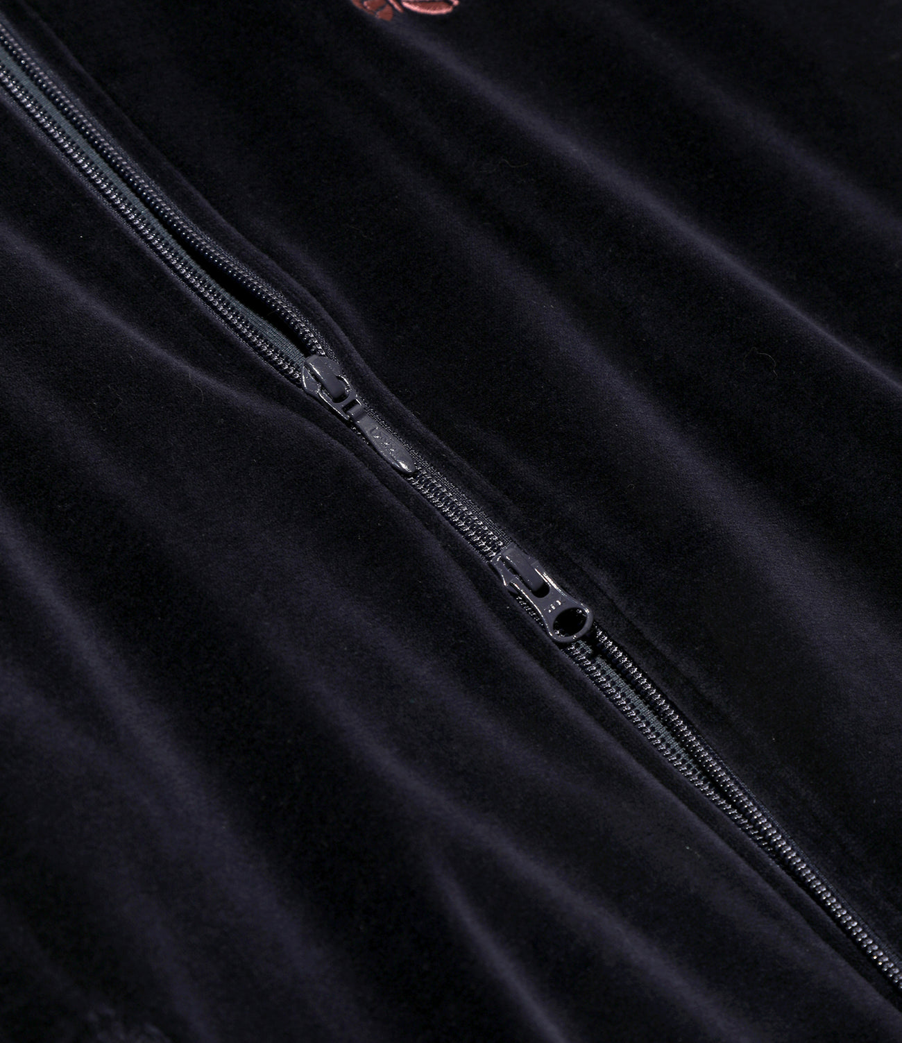 Rib Collar Track Jacket - C/PE Velour