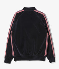 Rib Collar Track Jacket - C/PE Velour
