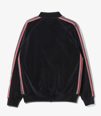 Rib Collar Track Jacket - C/PE Velour
