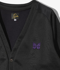 V Neck Cardigan - Bright Jersey