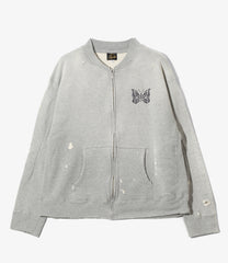Deconstructed Zipped Sweat