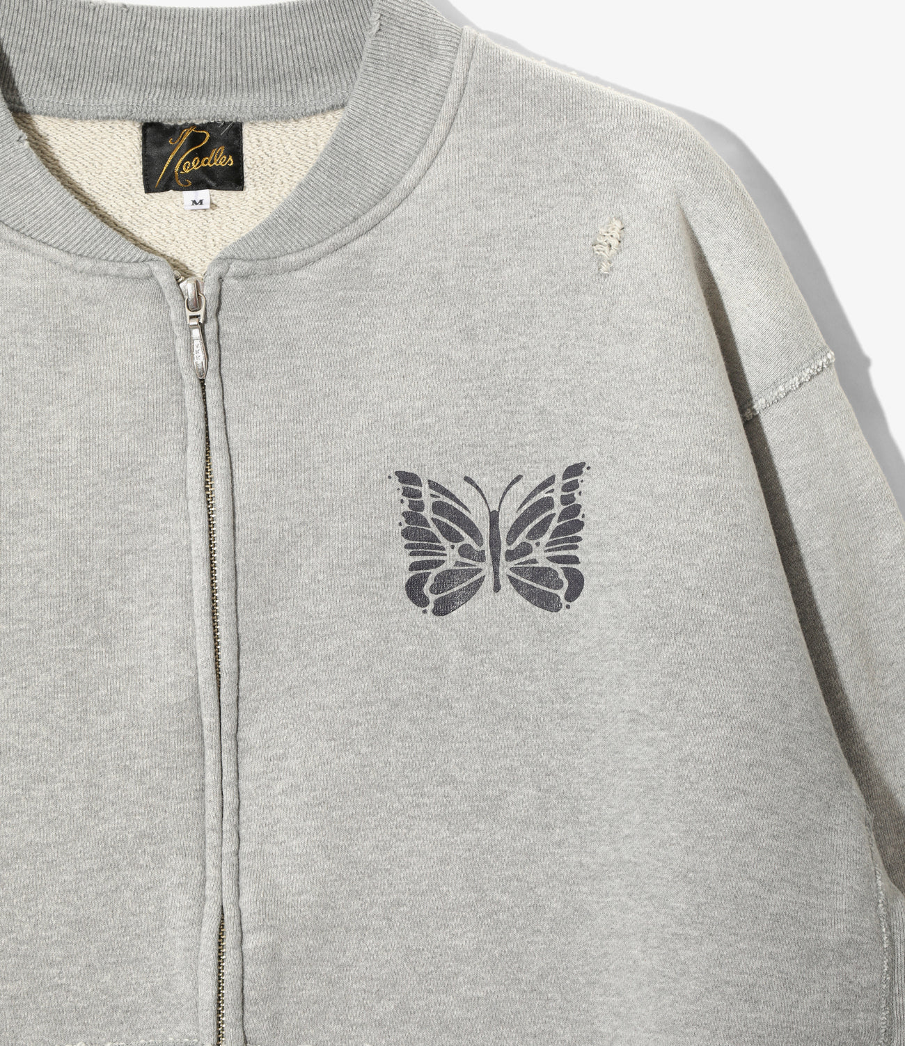 Deconstructed Zipped Sweat