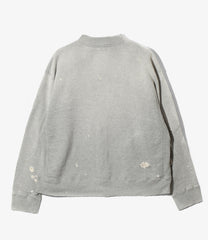 Deconstructed Zipped Sweat