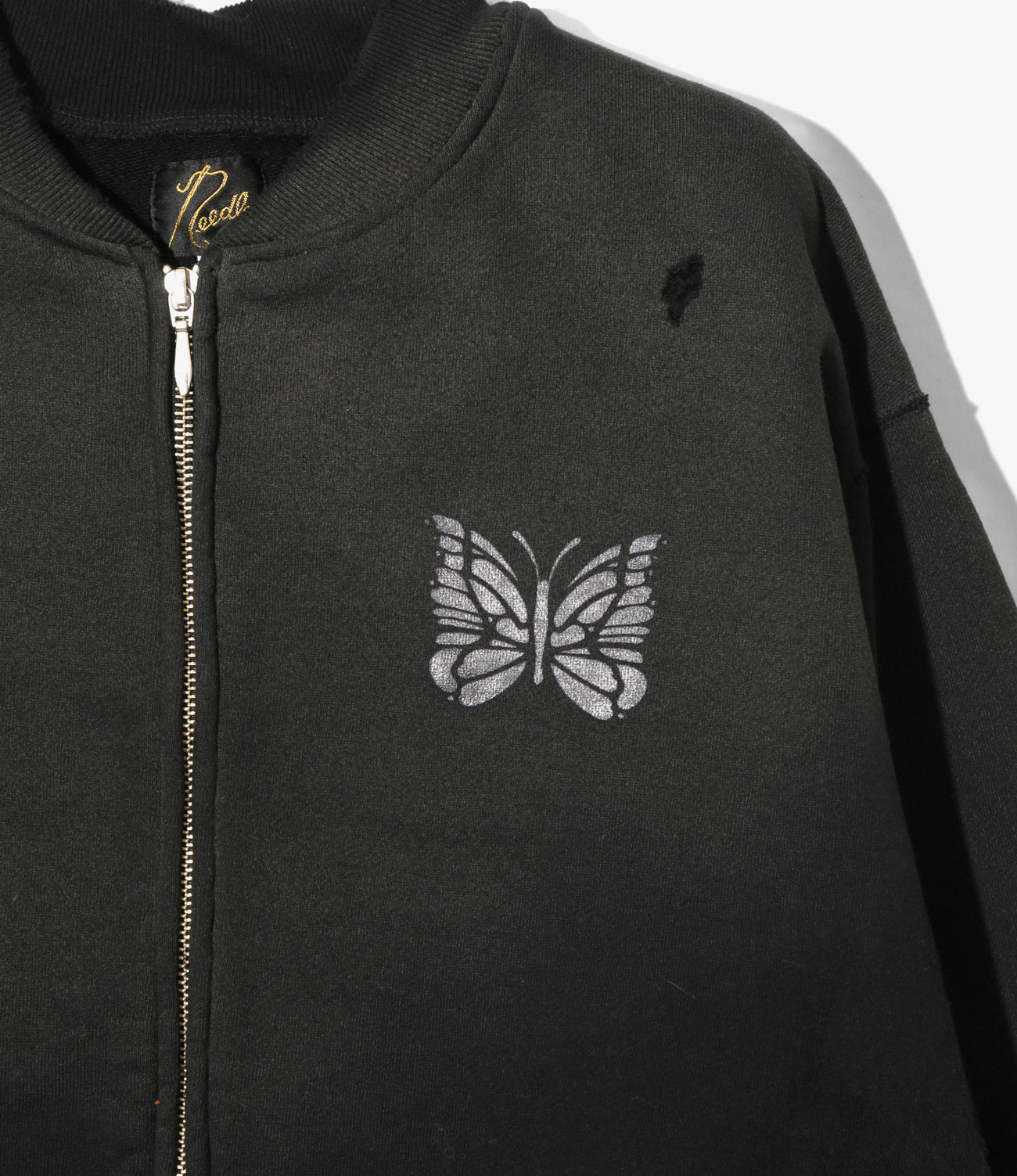 Deconstructed Zipped Sweat