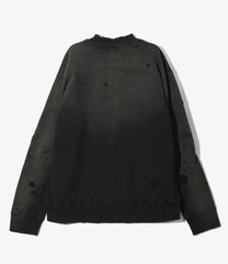 Deconstructed Zipped Sweat