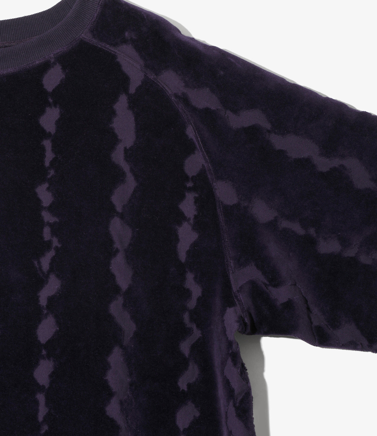 Crew Sweat Shirt - Cotton Jacquard/Python
