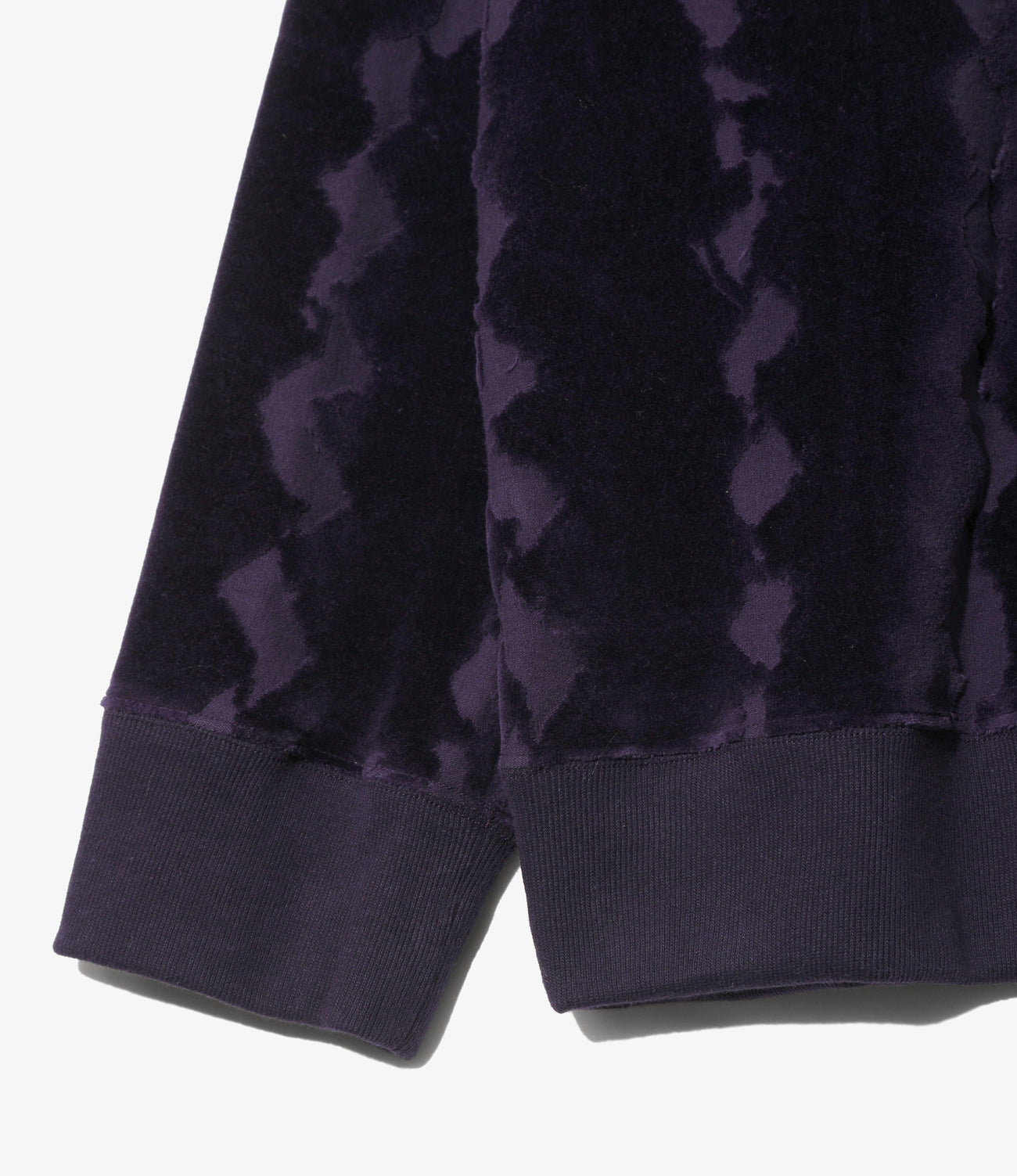 Crew Sweat Shirt - Cotton Jacquard/Python