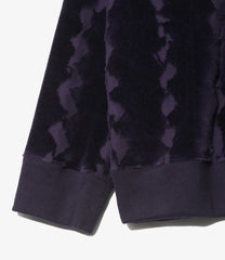 Crew Sweat Shirt - Cotton Jacquard/Python