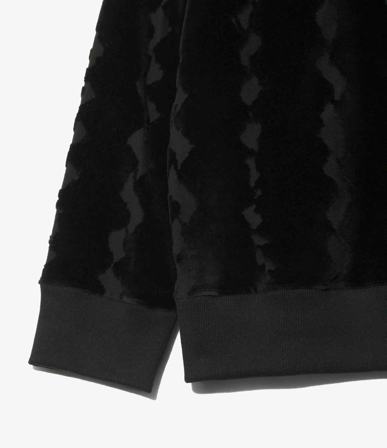 Crew Sweat Shirt - Cotton Jacquard/Python