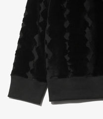 Crew Sweat Shirt - Cotton Jacquard/Python