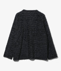 V Neck Cardigan - Feather Tulle