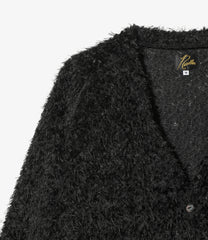 V Neck Cardigan - Feather Tulle
