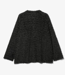 V Neck Cardigan - Feather Tulle