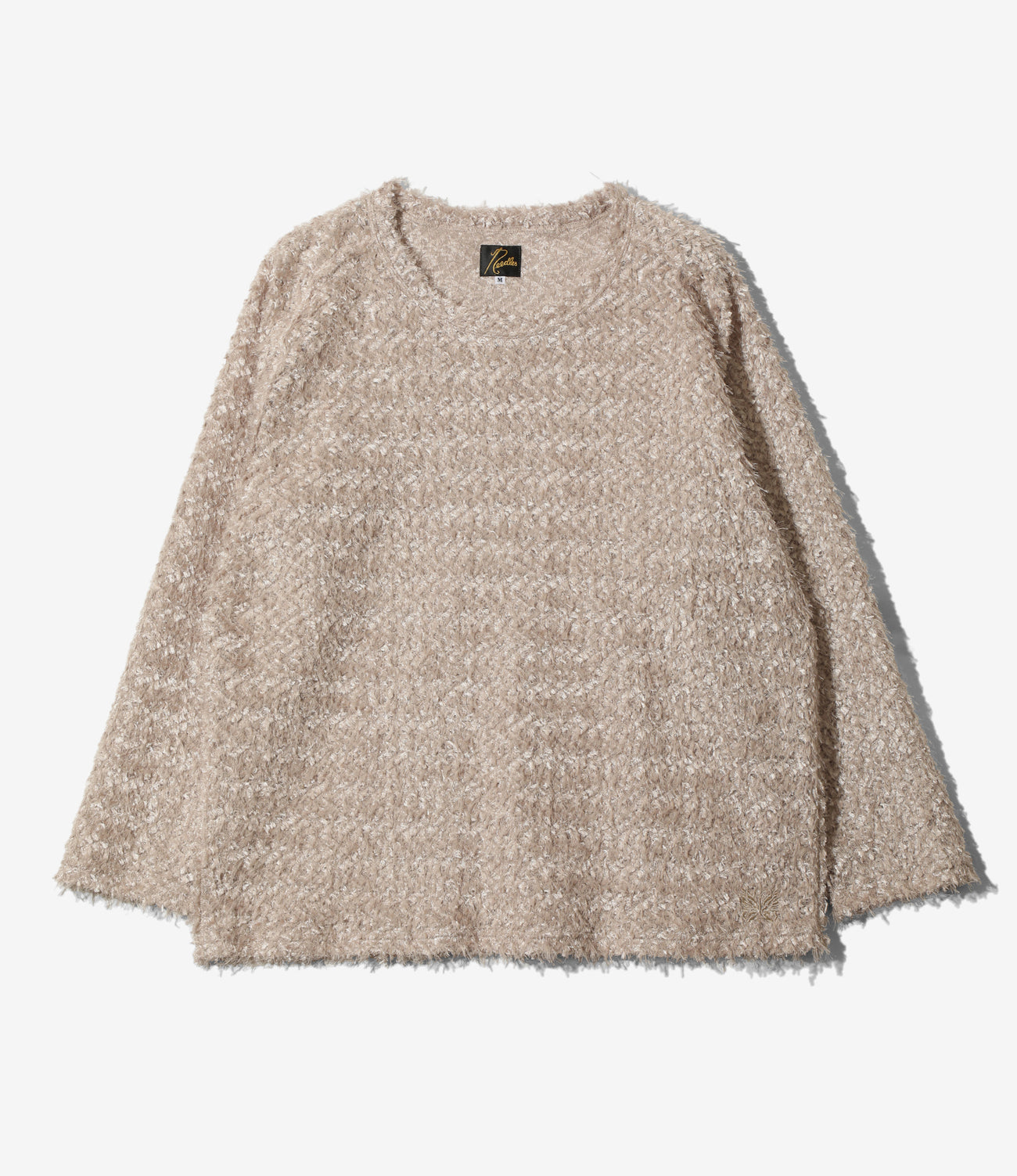 L/S U Neck Tee - Feather Tulle