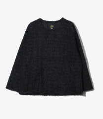 L/S U Neck Tee - Feather Tulle