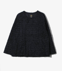 L/S U Neck Tee - Feather Tulle