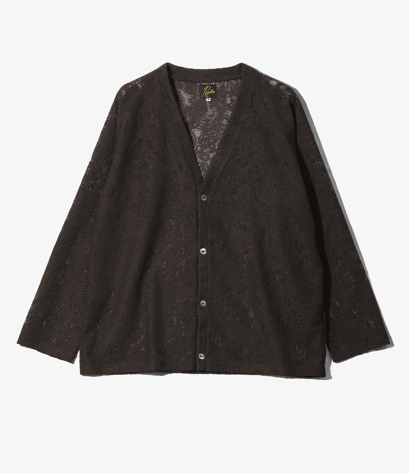 V Neck Cardigan - Paisley bulky Lace