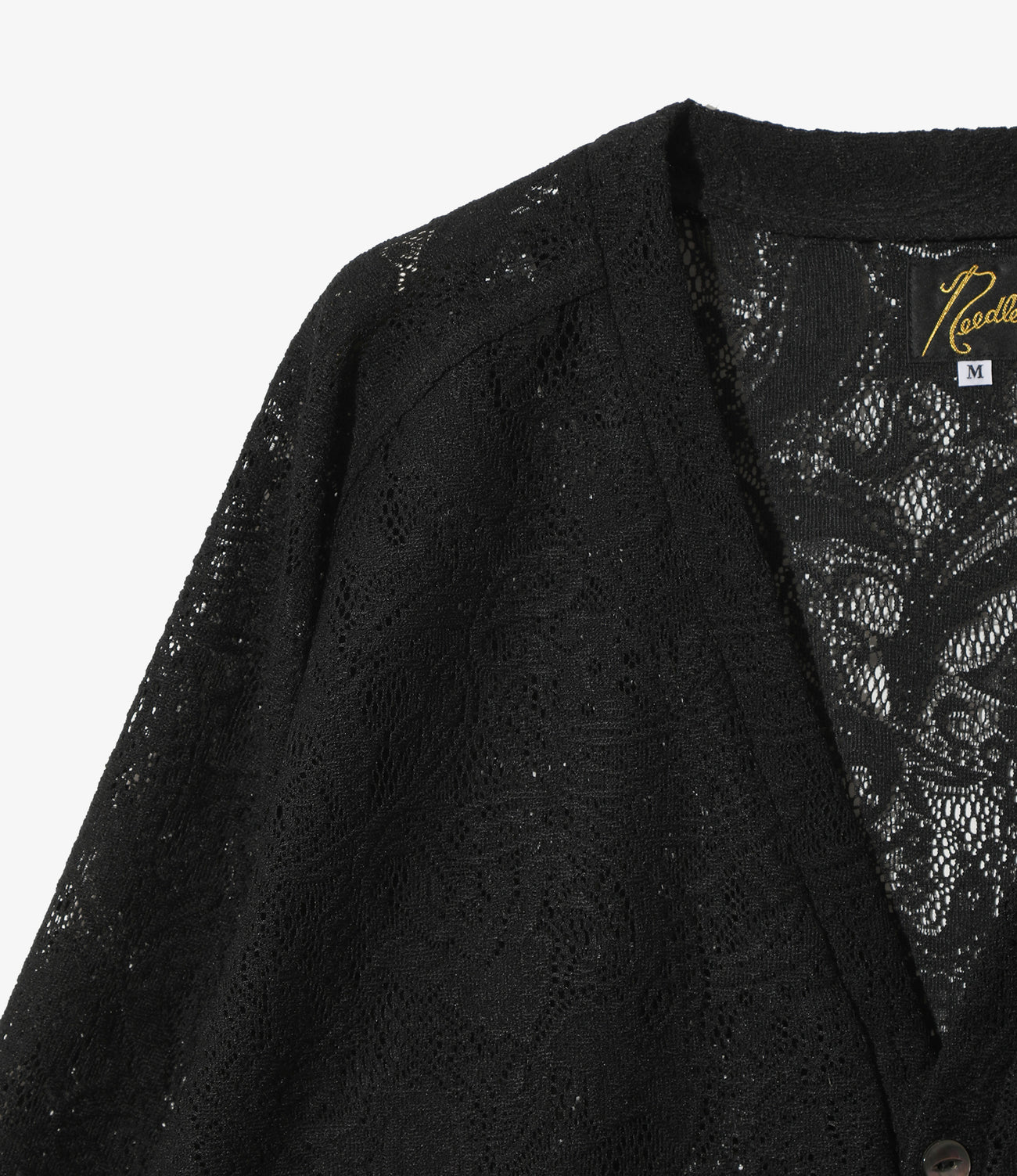 V Neck Cardigan - Paisley Bulky Lace