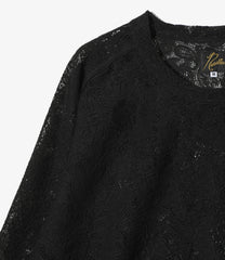 L/S U Neck Tee - Paisley Bulky Lace