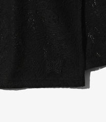 L/S U Neck Tee - Paisley Bulky Lace