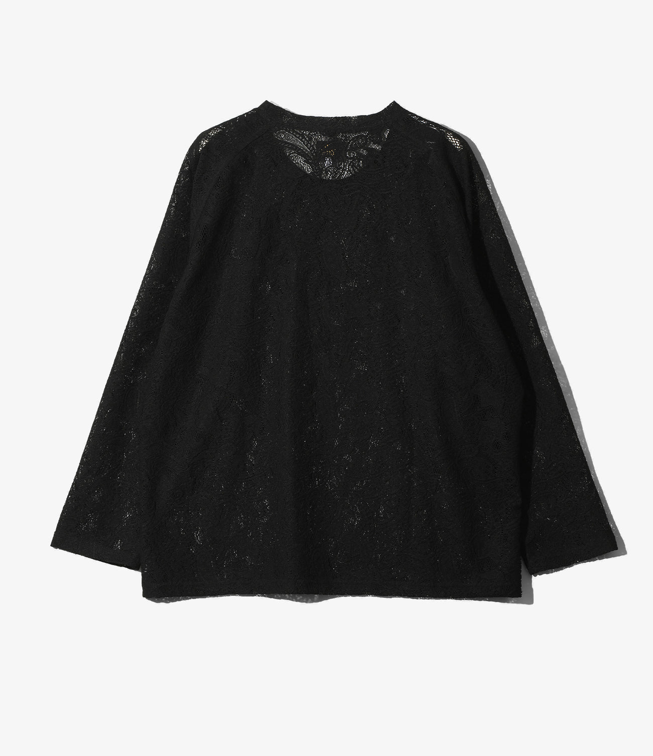 L/S U Neck Tee - Paisley Bulky Lace