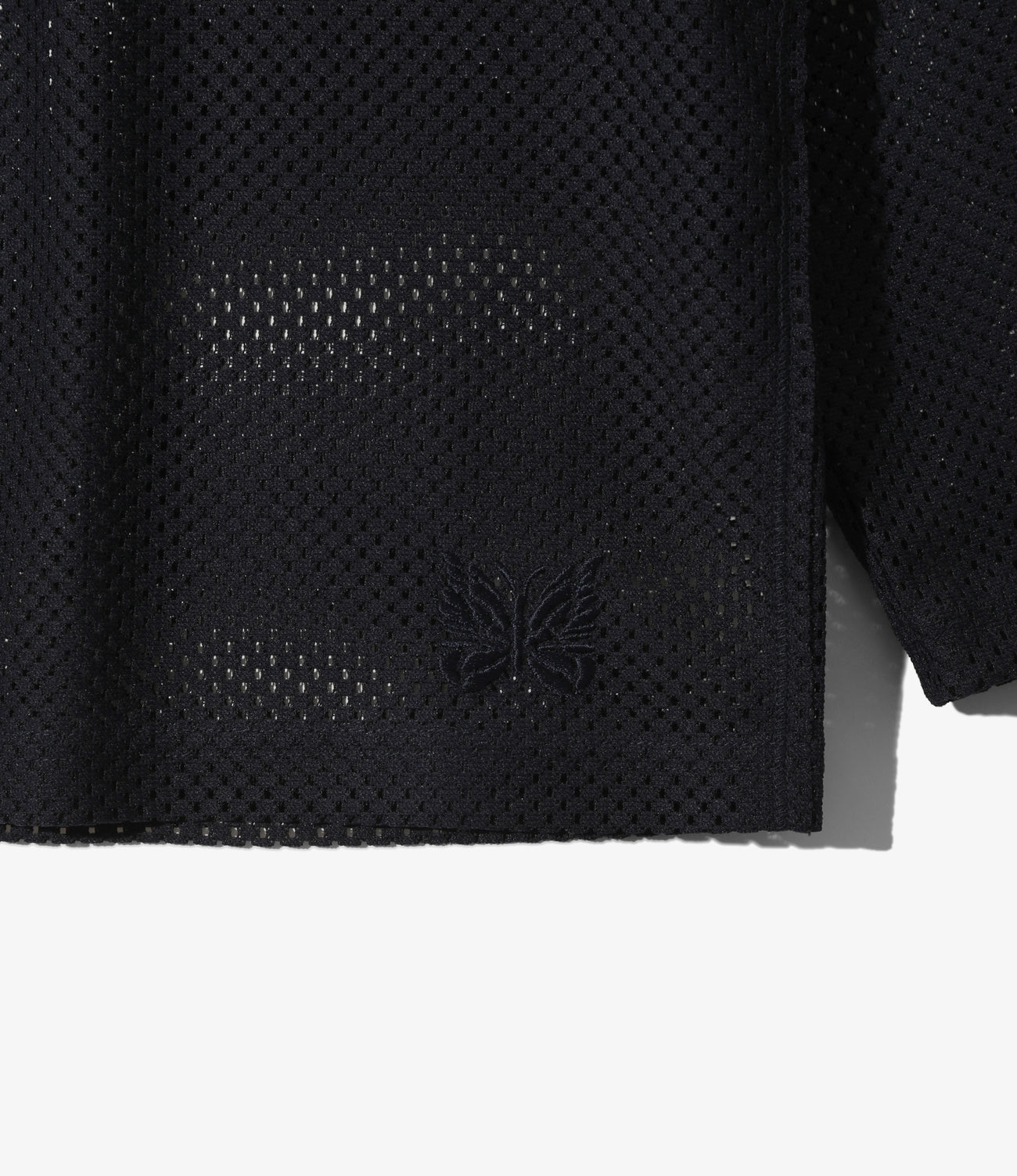 V Neck Cardigan - Geometric Raschel Lace
